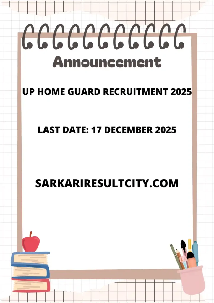 UP Home Guard Recruitment 2025
